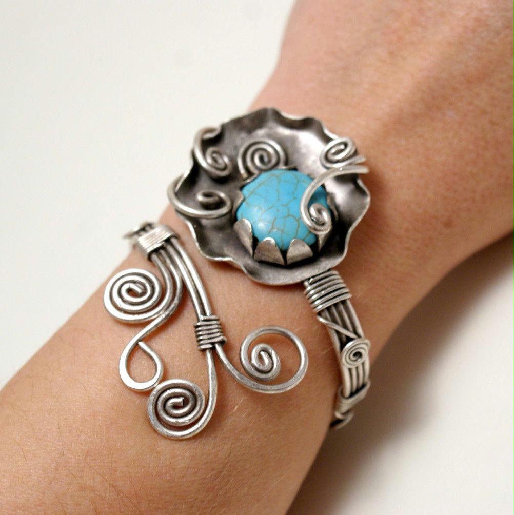 Handmade Turquoise Cuff Bracelet