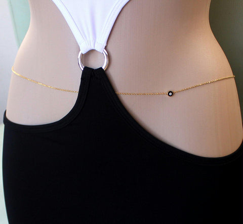 Handmade Evil Eye Belly Chain