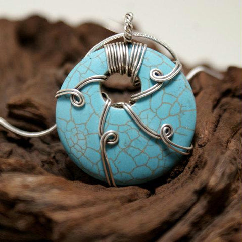 Handmade December Birthstone Pendant Necklace